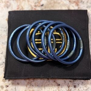 Budhagirl All Weather Bangles (Set of 6) - Serenity Prayer -Size Medium